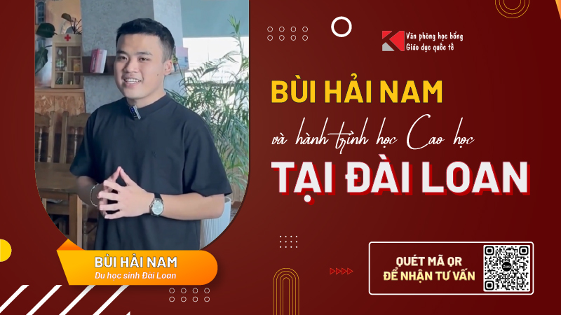 Hành trình du học Đài Loan: Góc nhìn từ một học viên cao học – Câu chuyện của Hải Nam